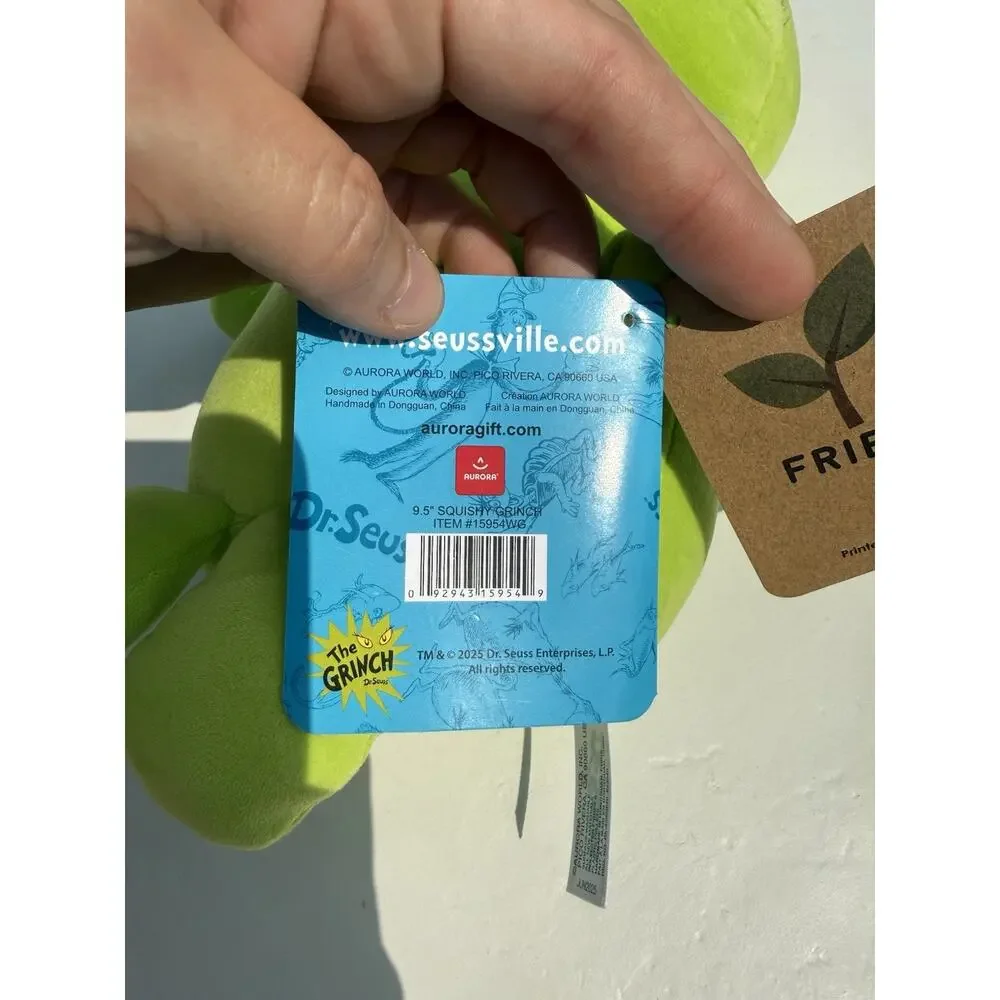 Aurora Dr. Seuss Squishy Grinch 9.5